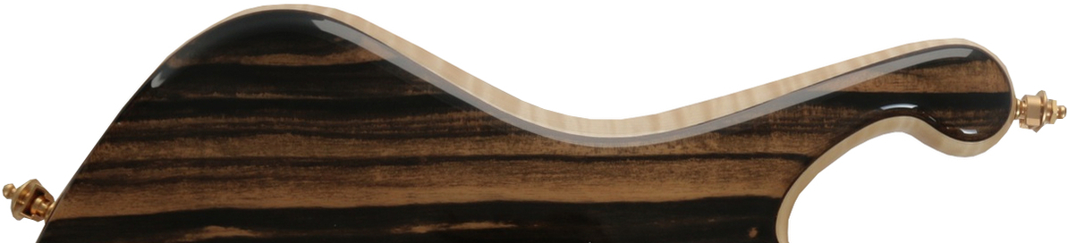 WHITE MACASSAR EBONY - high gloss finish