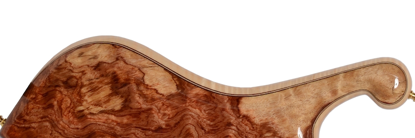 QUILTED BUBINGA - high gloss finish