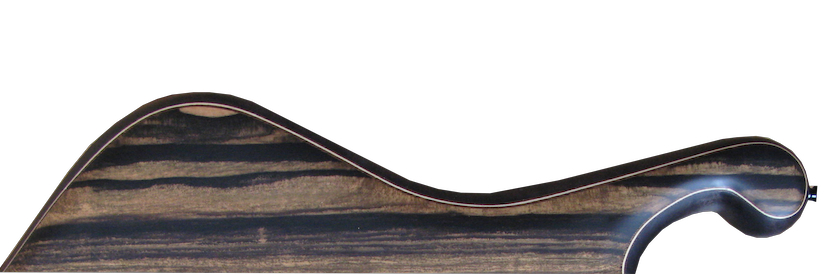 WHITE MACASSAR EBONY - satin finish